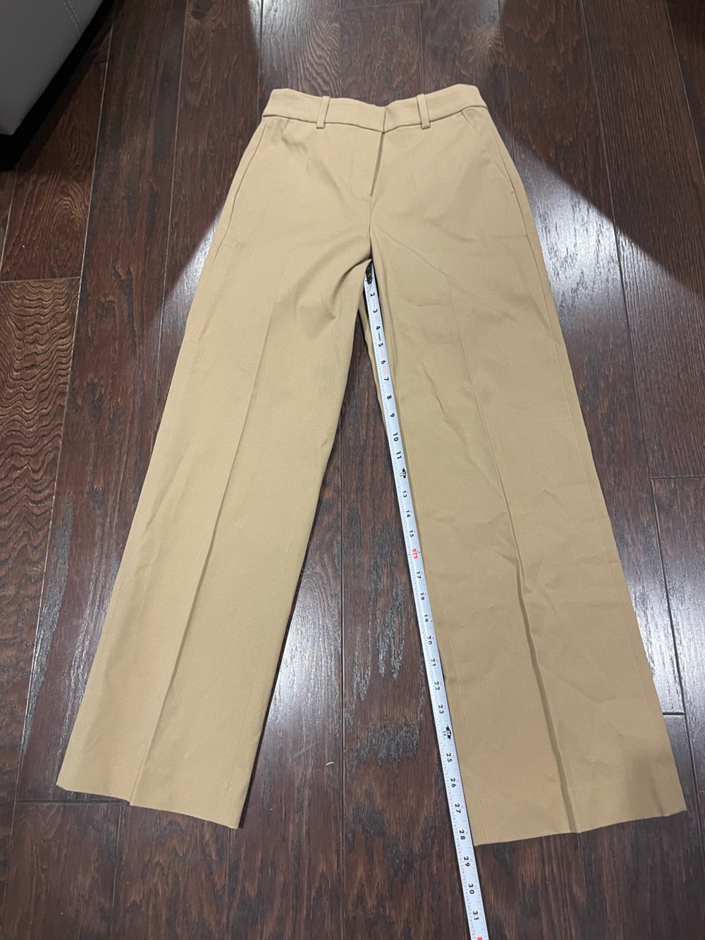 J. Crew Classic Full-Length High Rise Camel Wide Leg Pant Women Size 00 NEW - Picture 5 of 9